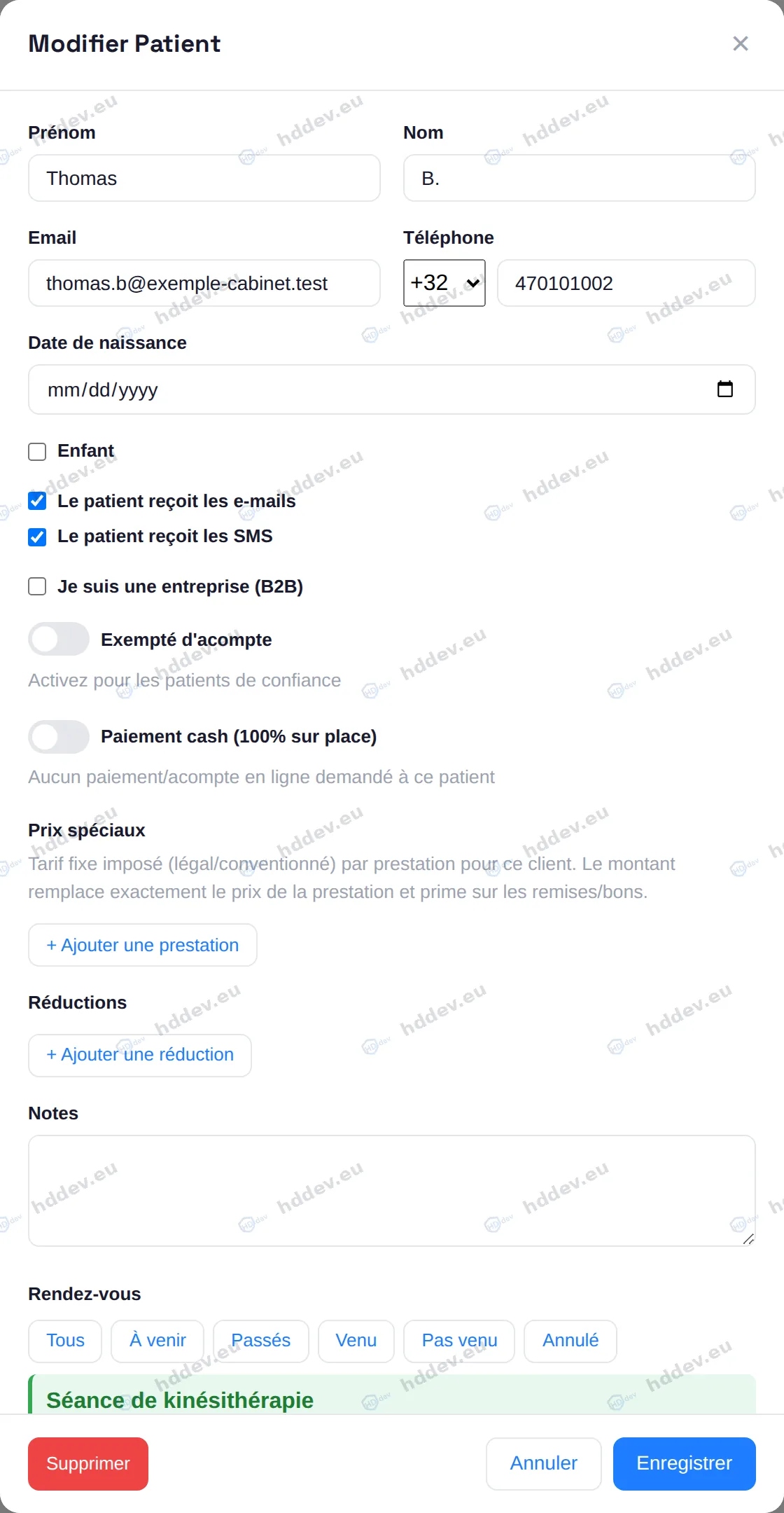 Chaque patient, un dossier complet et protégé
